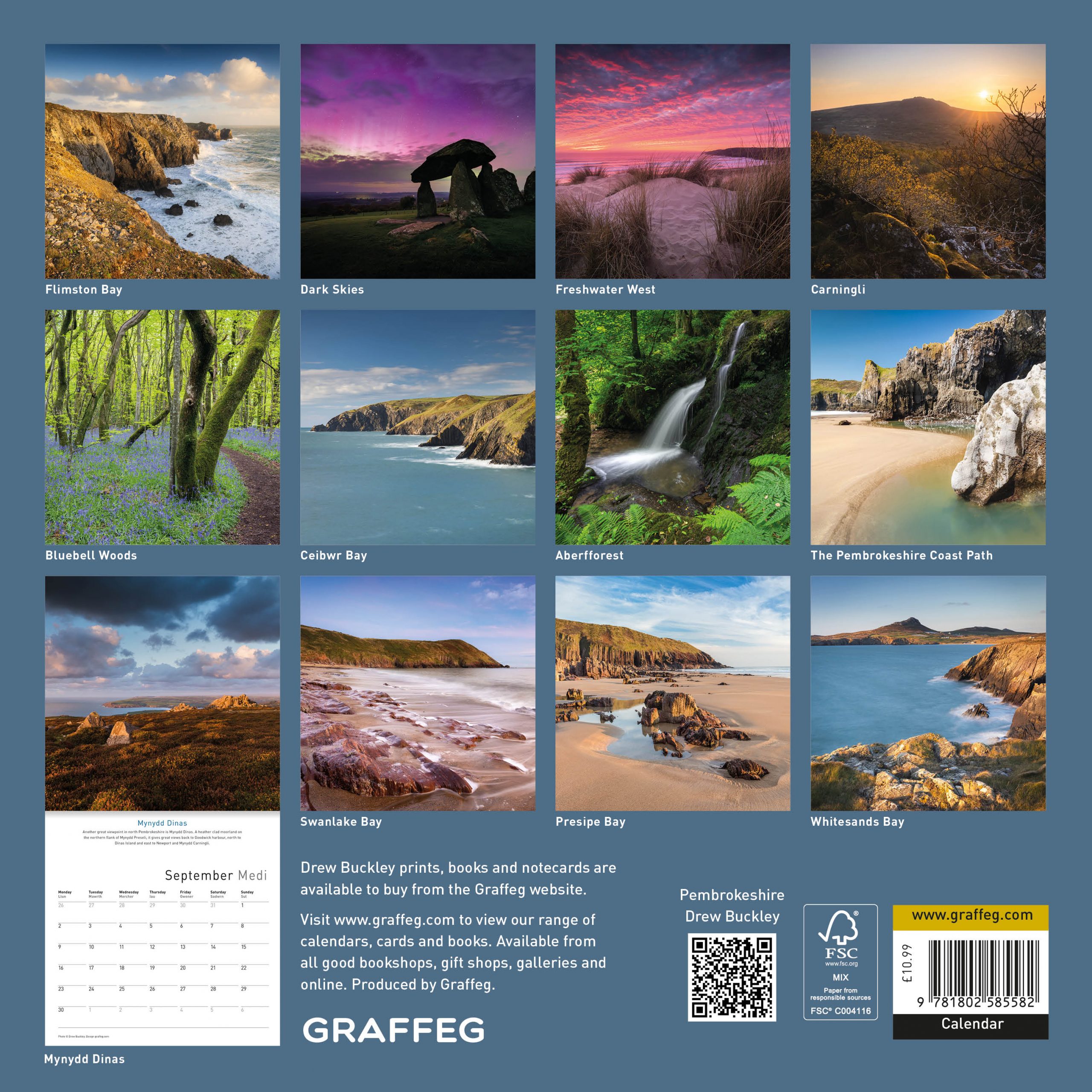 PEMBROKESHIRE 2024 CALENDAR Drew Buckley Photography Pembroke   Pembrokeshirecalendar Backcover@2x Scaled 